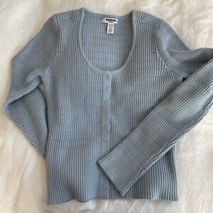 RSQ Light Blue Women's Cardigan Sweater